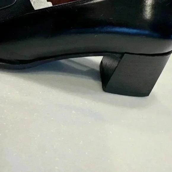 Sesto Meucci Italy women’s black leather slip on shoes made in Italy size 7 - Picture 6 of 9